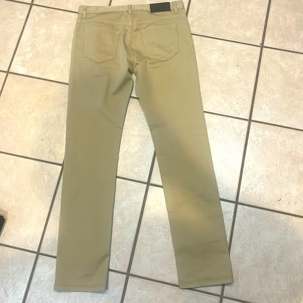 Prada Milano denim stretch fit khaki pants. Men’s slim fit 32.